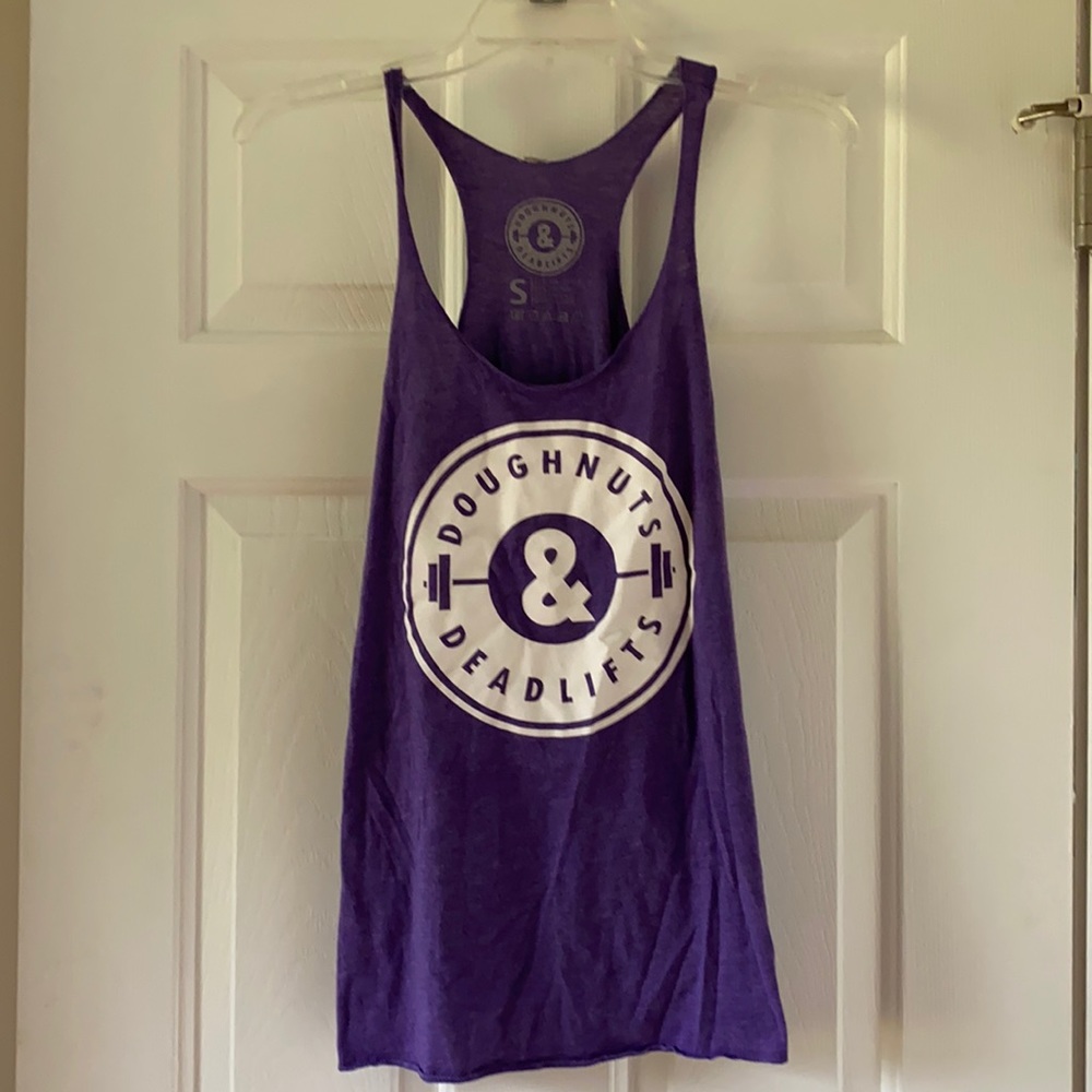 Doughnuts & Deadlifts OG Racerback Tank Top
